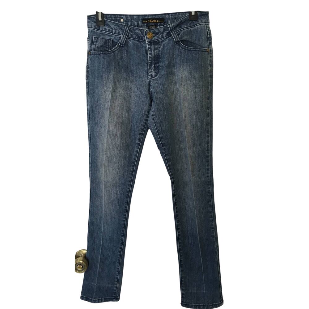 South Pole Jeans With Gold Embellished Pockets Size 7 Straight Leg